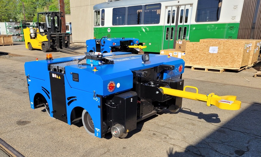 mini railcar mover blue