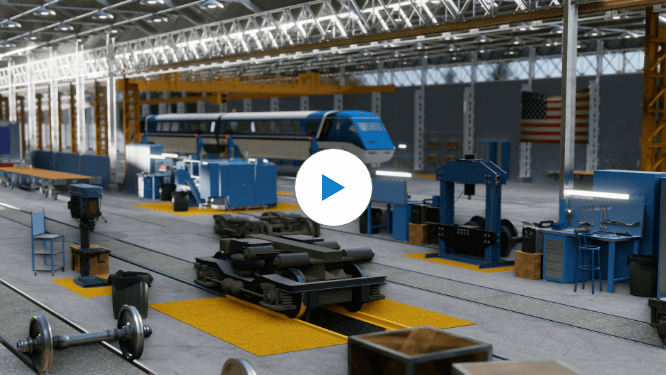 Component 158 – 1 50-ton coupler lift system in action, providing powerful lifting capabilities for heavy rail couplers, designed for safe and efficient handling in rail maintenance operations.